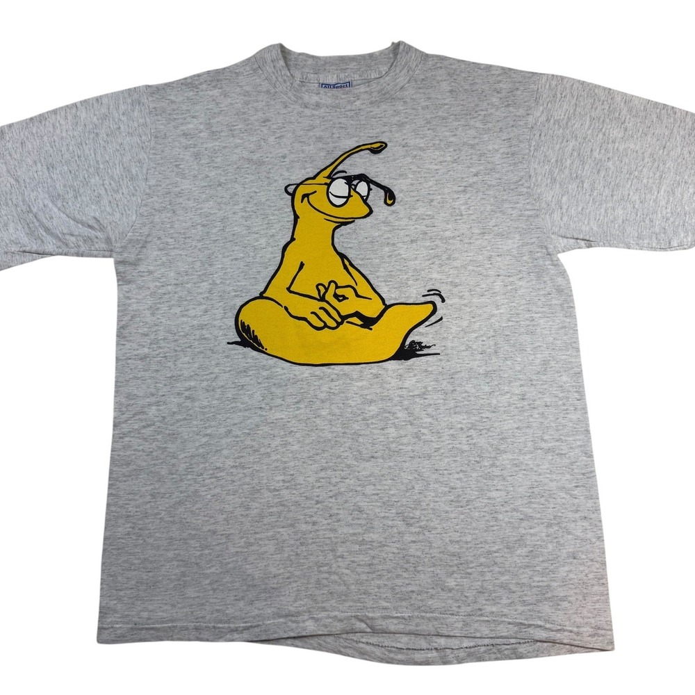 Vintage University of California, Santa‎ Cruz UCSC Zen Slug T-Shirt – Gray L